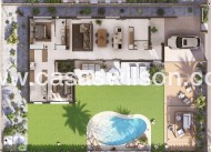 Nieuwbouw - Villa - BAÑOS Y MENDIGO - Altaona Golf