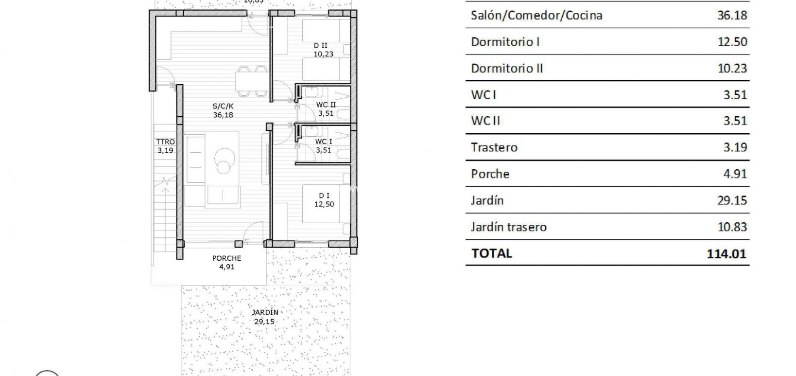 Nueva construcción  - Bungalow - San Miguel de Salinas - Pueblo