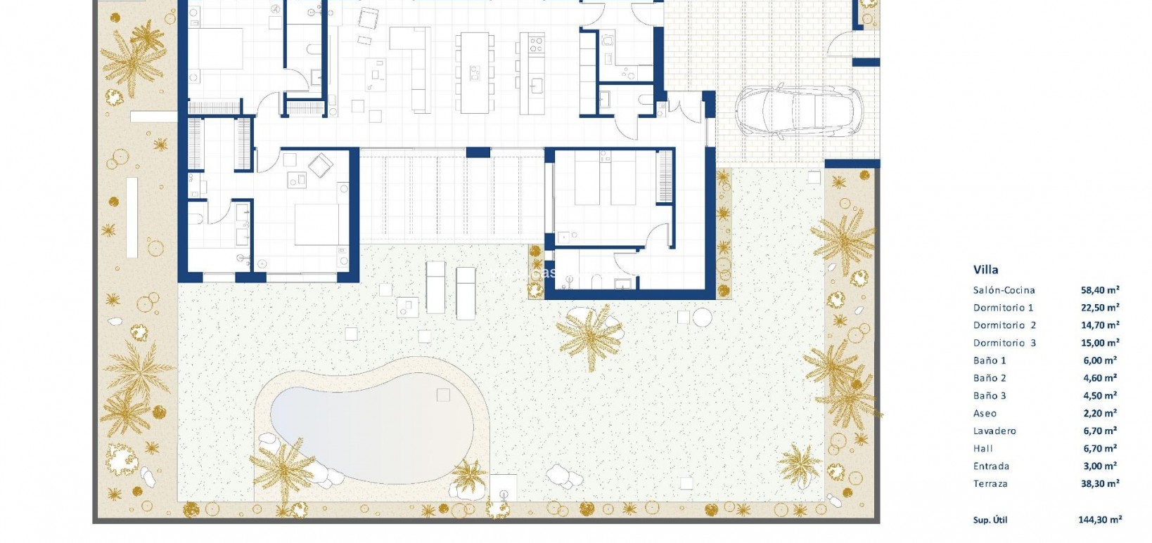 New Build - Villa - BAÑOS Y MENDIGO - Altaona Golf And Country Village