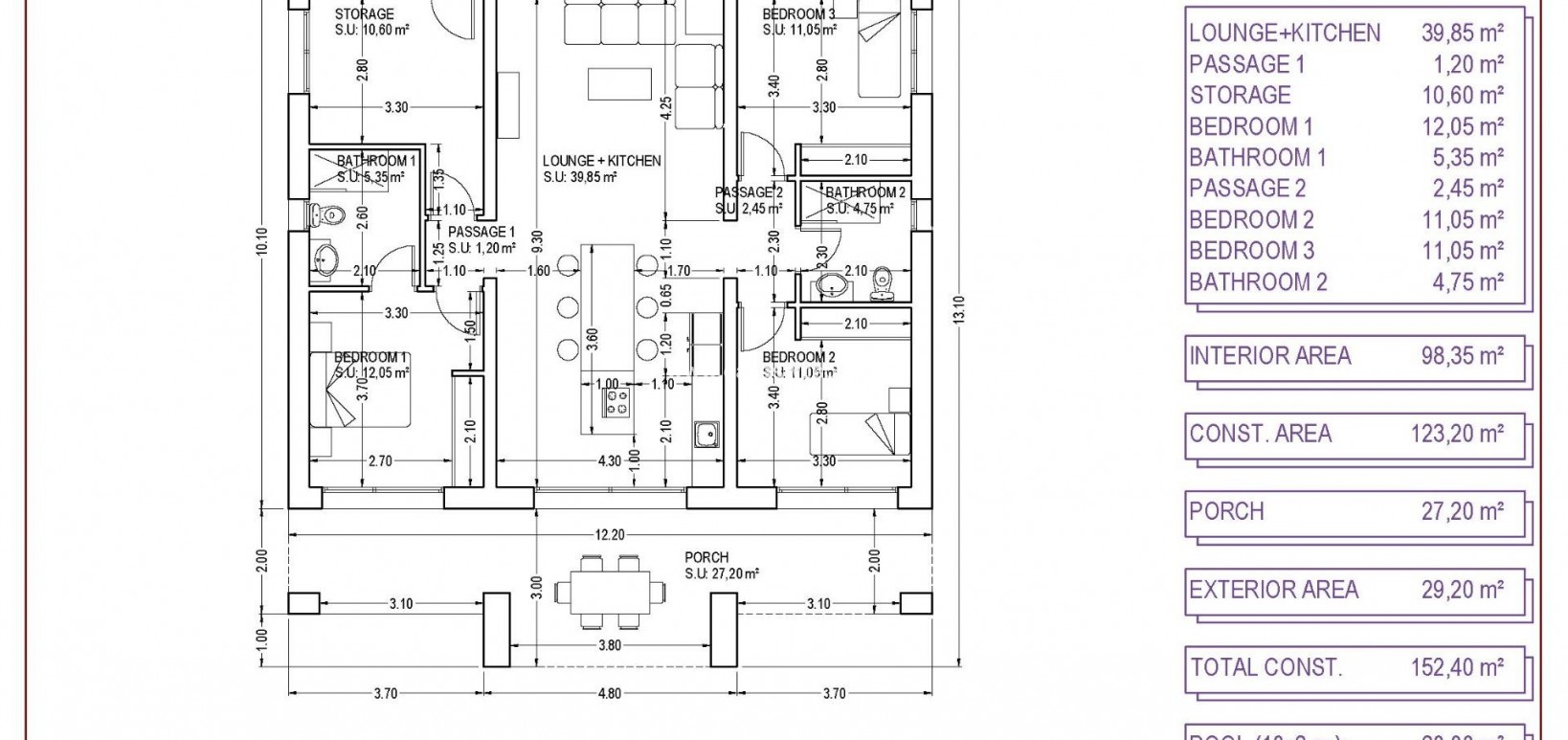 New Build - Villa - Pinoso - Campo