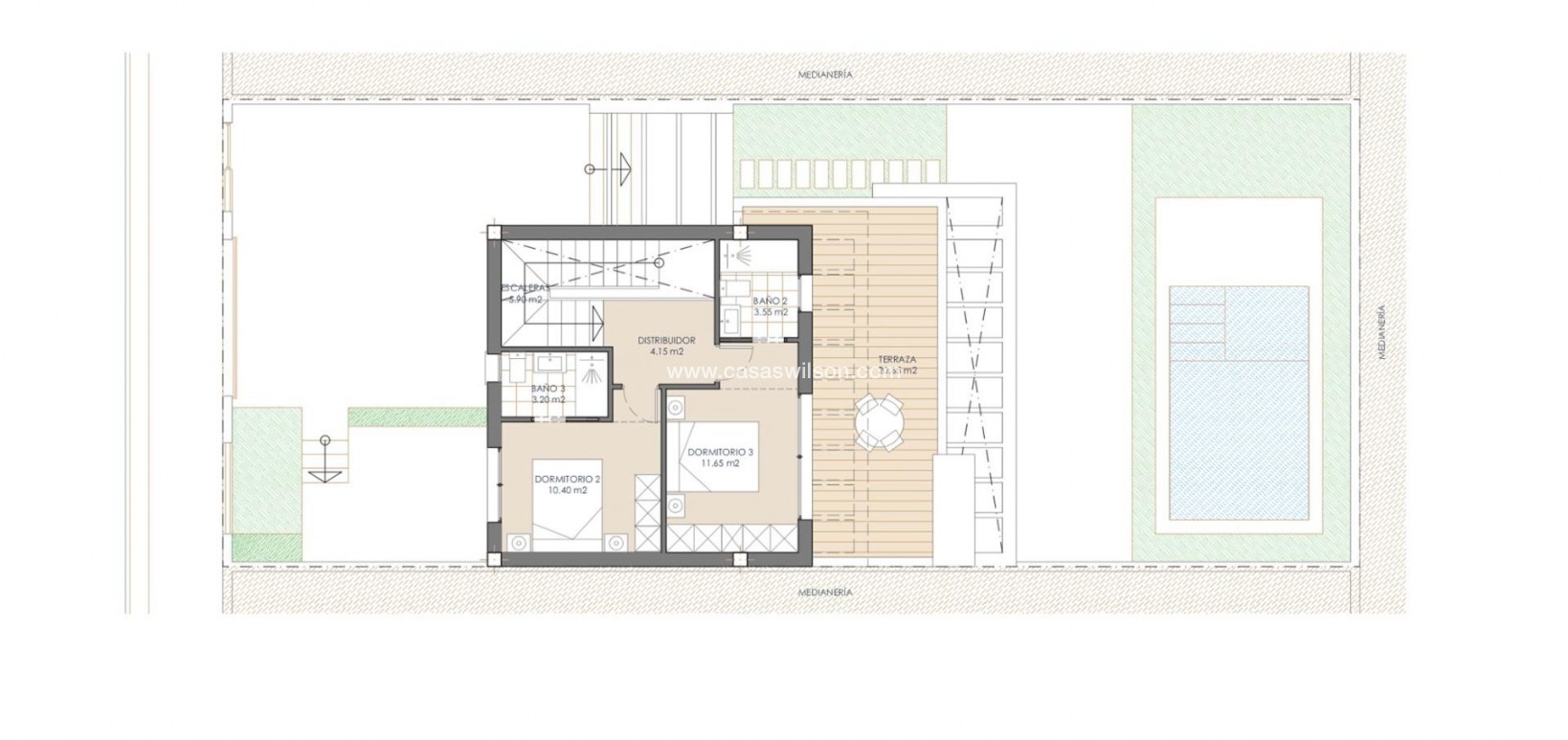 Nueva construcción  - Chalet - San Juan de los Terreros - Las Mimosas