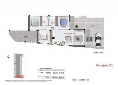 New Build - Bungalow - Pilar de la Horadada - Polígono Industrial Zona Raimundo Bened