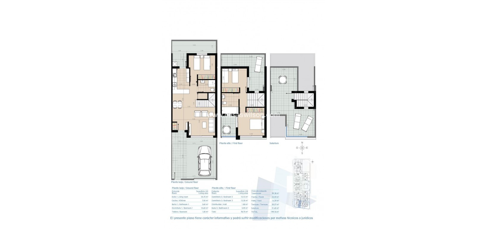 New Build - Townhouse - Pilar de la Horadada - El Mojón