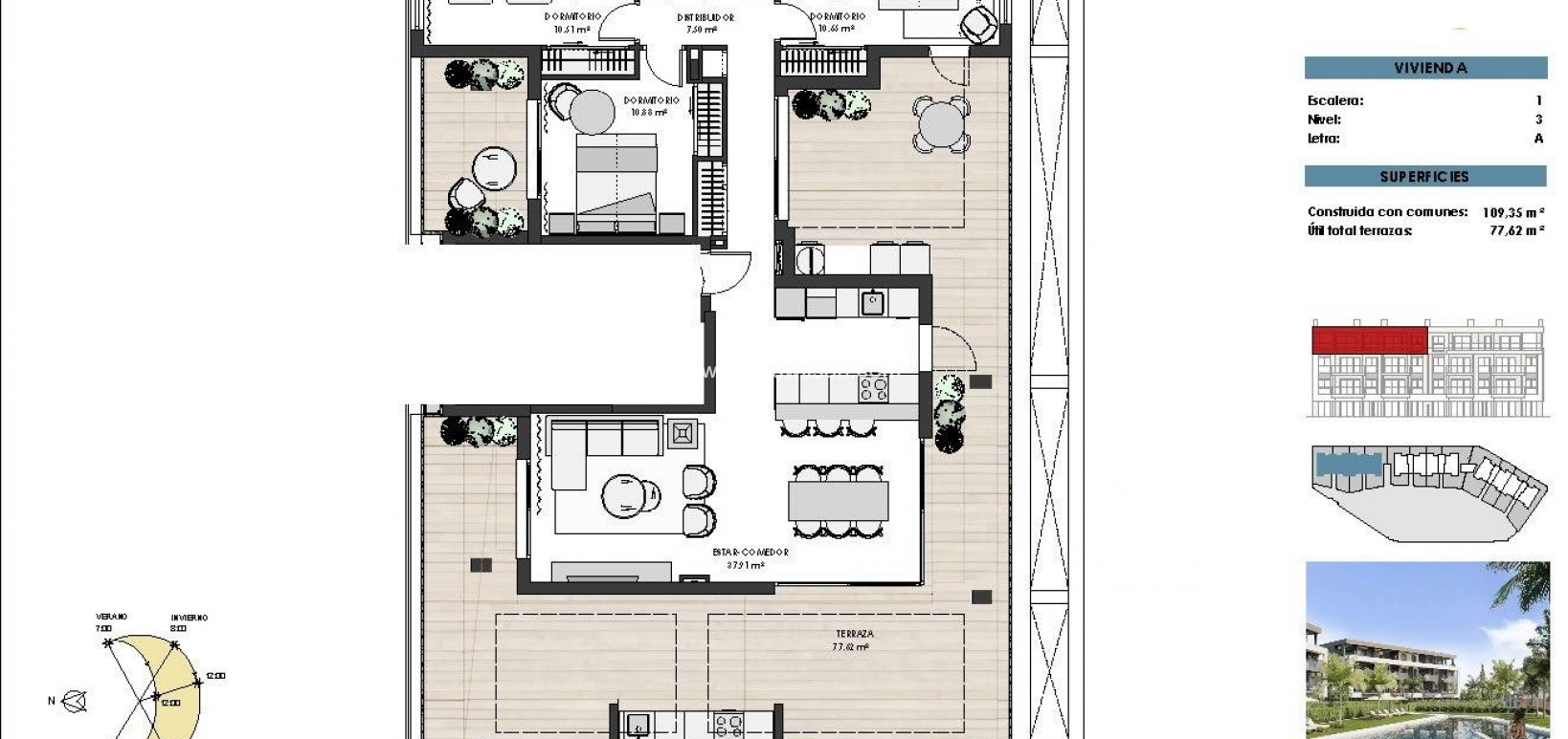 New Build - Apartment - Torre Pacheco - Santa Rosalia Lake And Life Resort