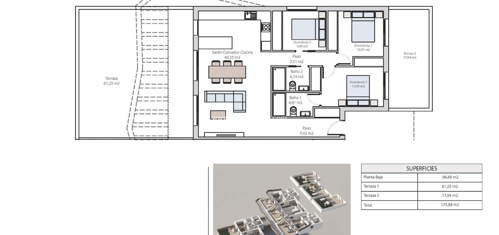 New Build - Bungalow - Finestrat - Balcon de finestrat