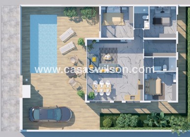 New Build - Villa - Rojales - JUNTO CAMPO DE GOLF LA MARQUESA