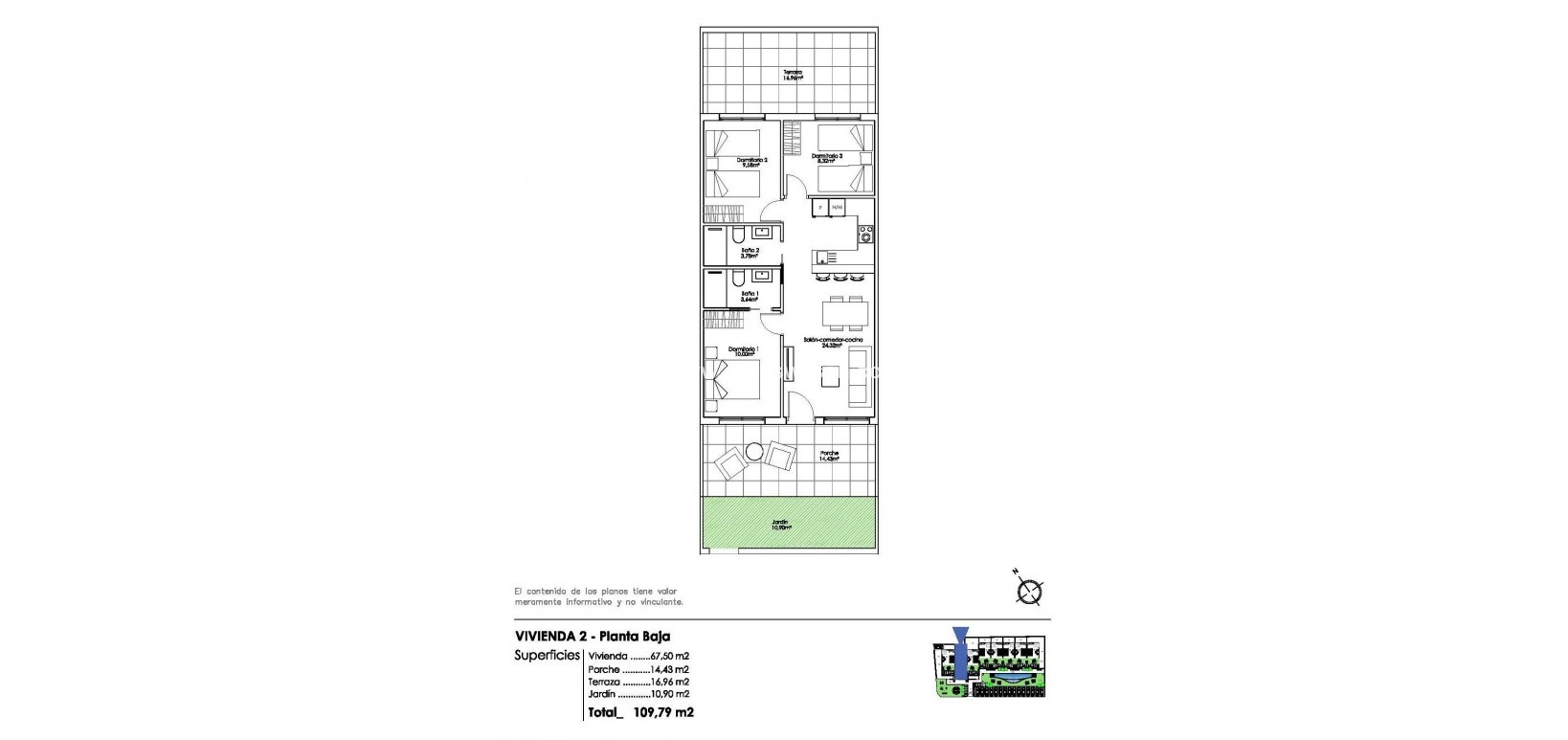 New Build - Bungalow - Pilar de la Horadada - Parque Ramon eugenio Escudero