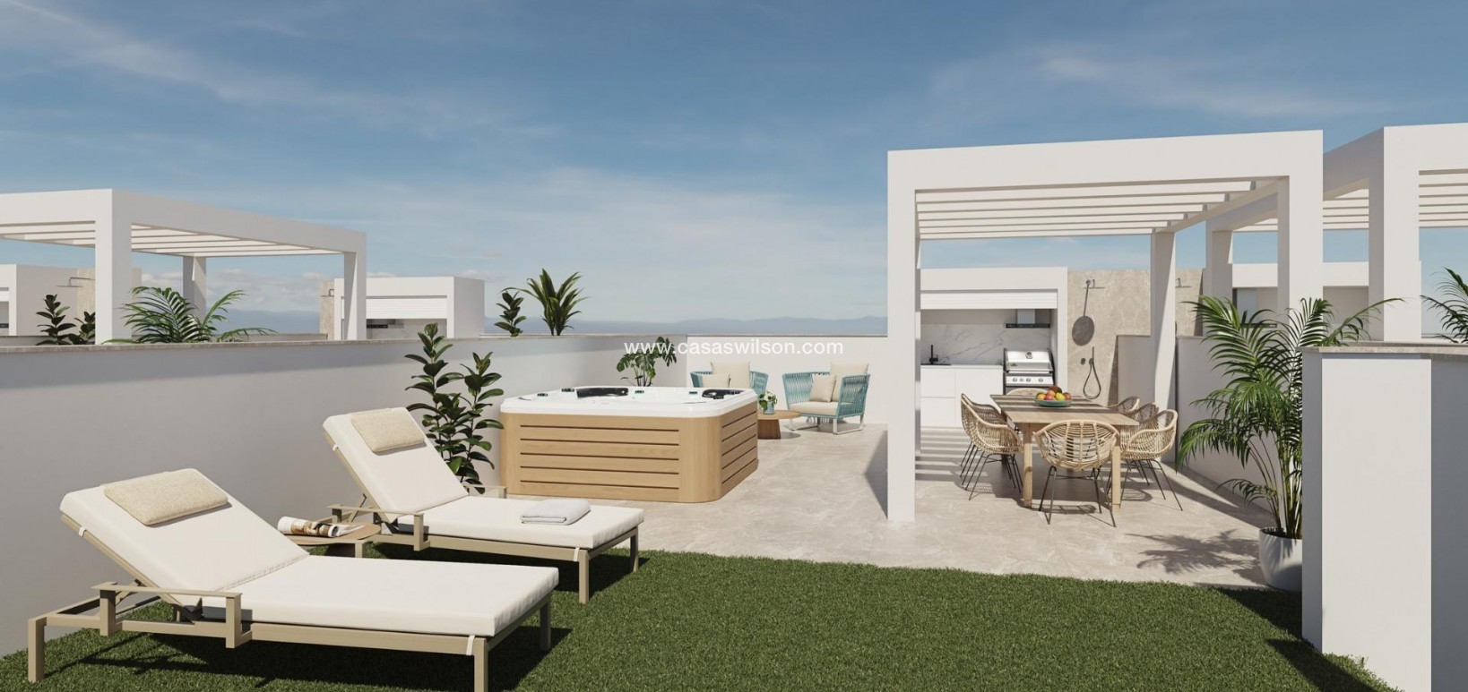 New Build - Bungalow - Pilar de la Horadada - Parque Ramon eugenio Escudero