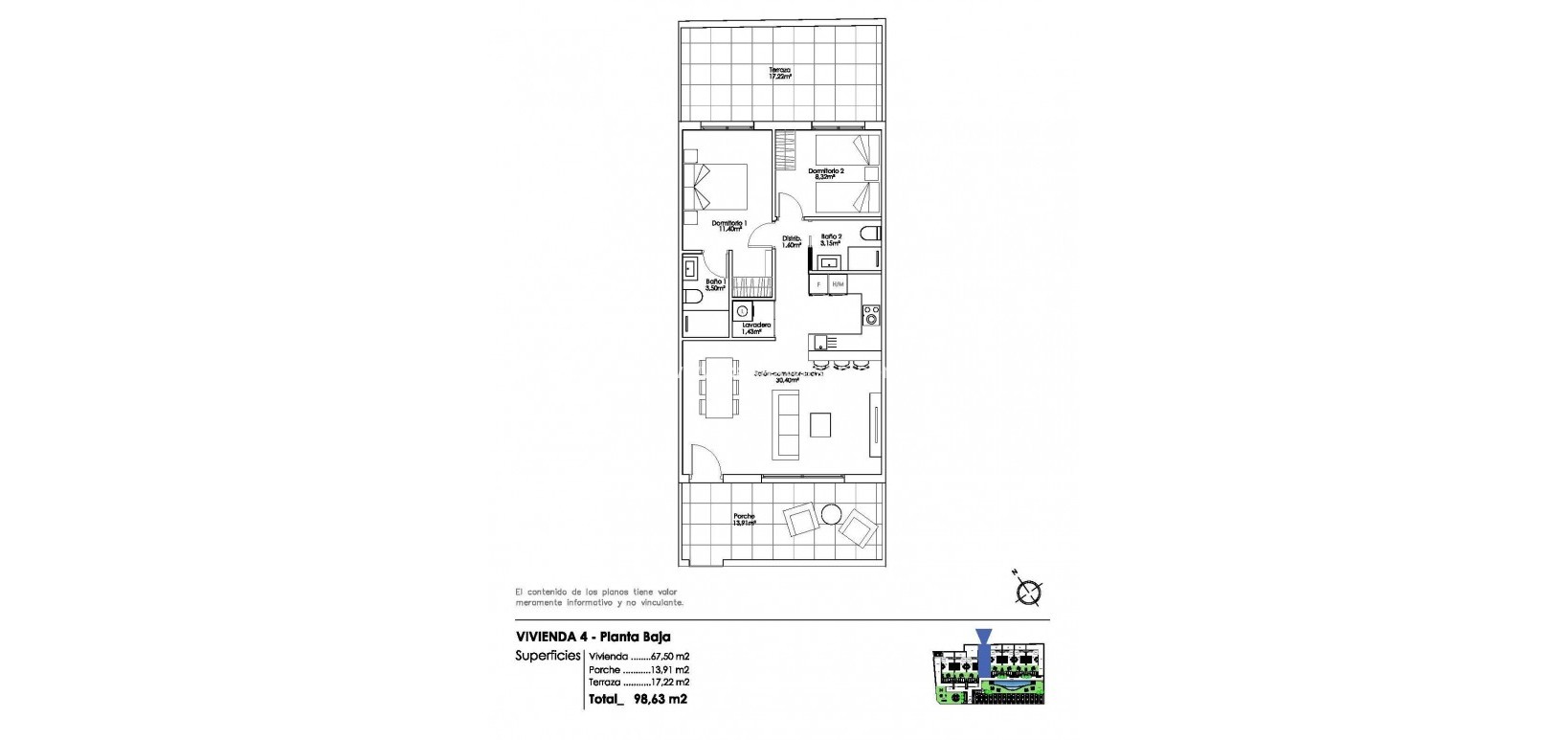 New Build - Bungalow - Pilar de la Horadada - Parque Ramon eugenio Escudero