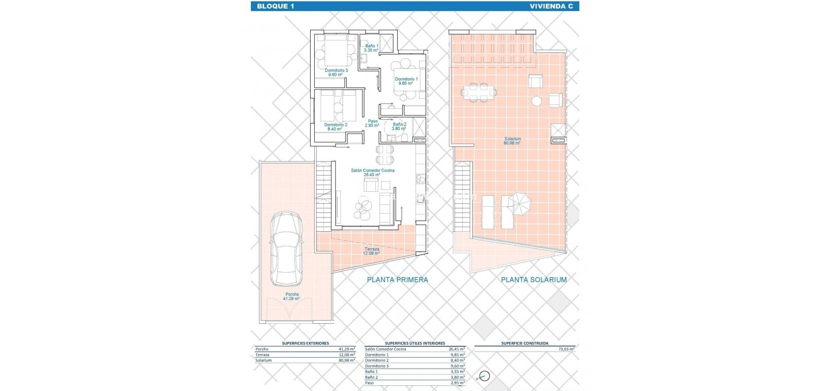 New Build - Bungalow - Pilar de la Horadada - Lo Monte