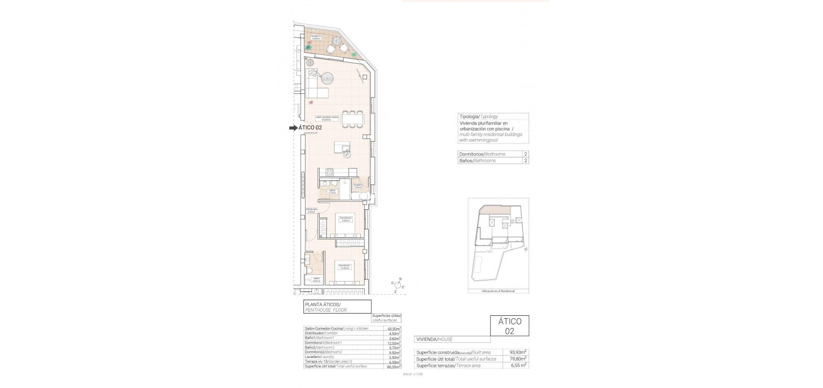 New Build - Appartement - Hondón de las Nieves - Pueblo