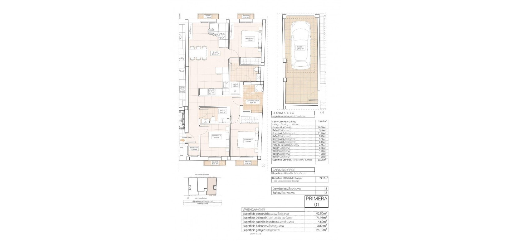 New Build - Appartement - Hondón de las Nieves - Pueblo