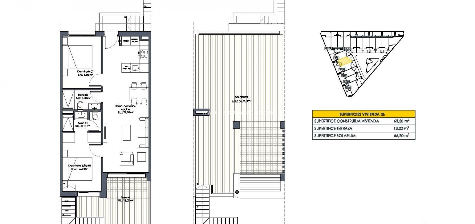 New Build - Bungalow - San Fulgencio - Pueblo