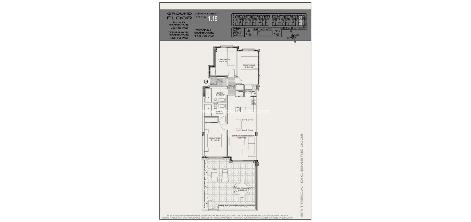 New Build - Bungalow - Torrevieja - Altos del Sol