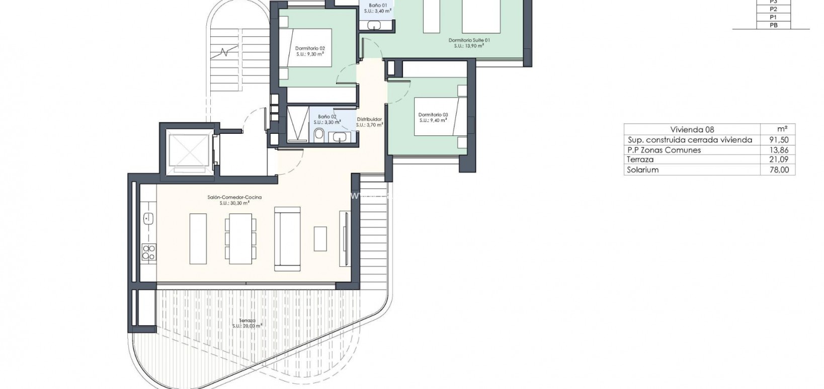 New Build - Appartement - Guardamar del Segura - Avenida del Puerto