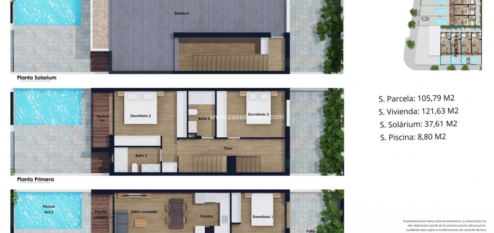 New Build - Townhouse - Pilar de la Horadada - Lo Monte