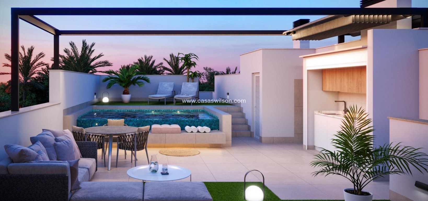 New Build - Bungalow - Pilar de la Horadada - parques de Andromeda