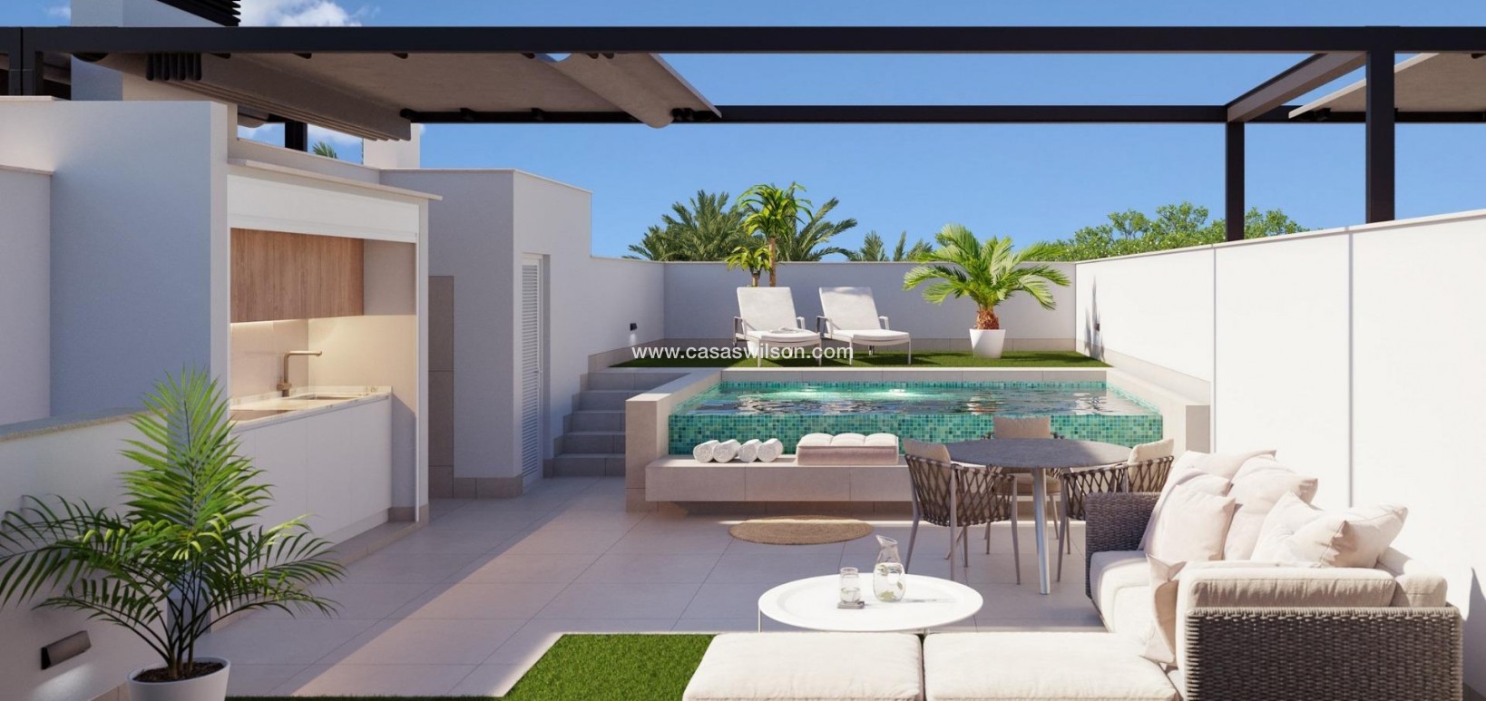 New Build - Bungalow - Pilar de la Horadada - parques de Andromeda