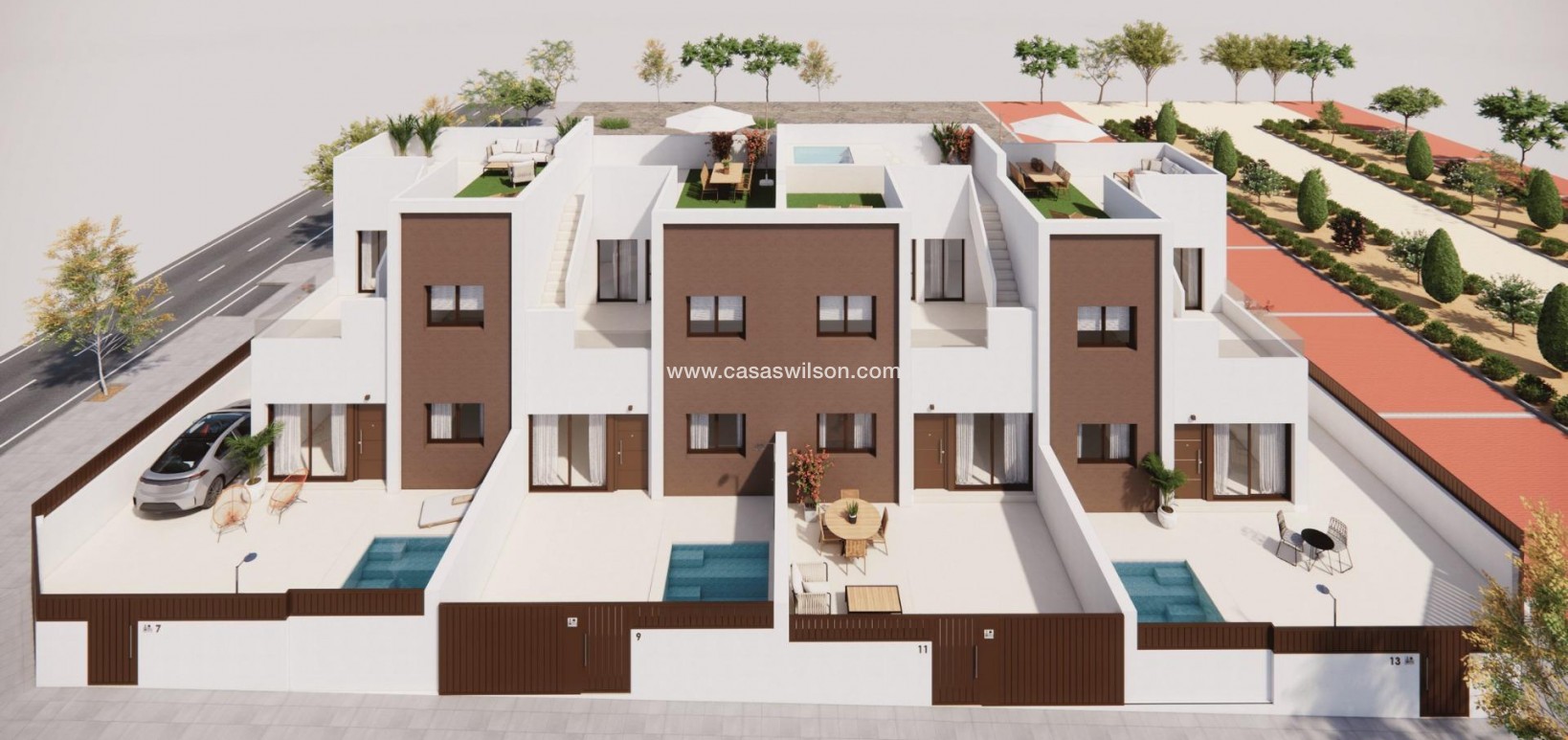 New Build - Townhouse - Pilar de la Horadada - Barrio los Segundas