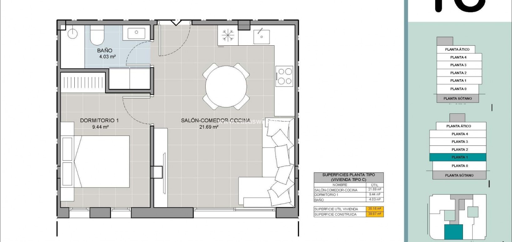 New Build - Apartment - Torrevieja - El acequión