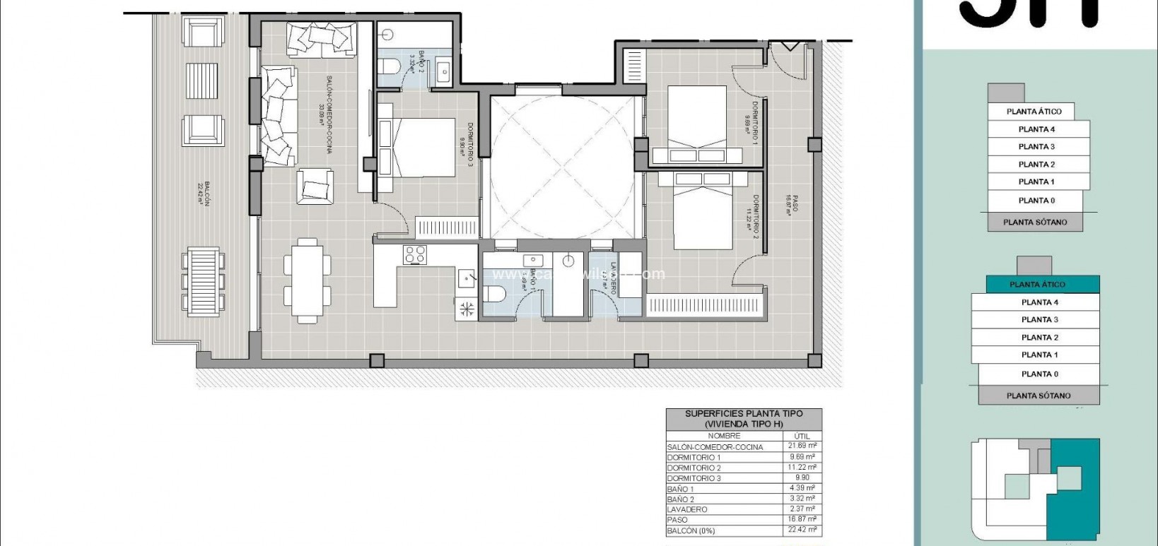 New Build - Appartement - Torrevieja - El acequión