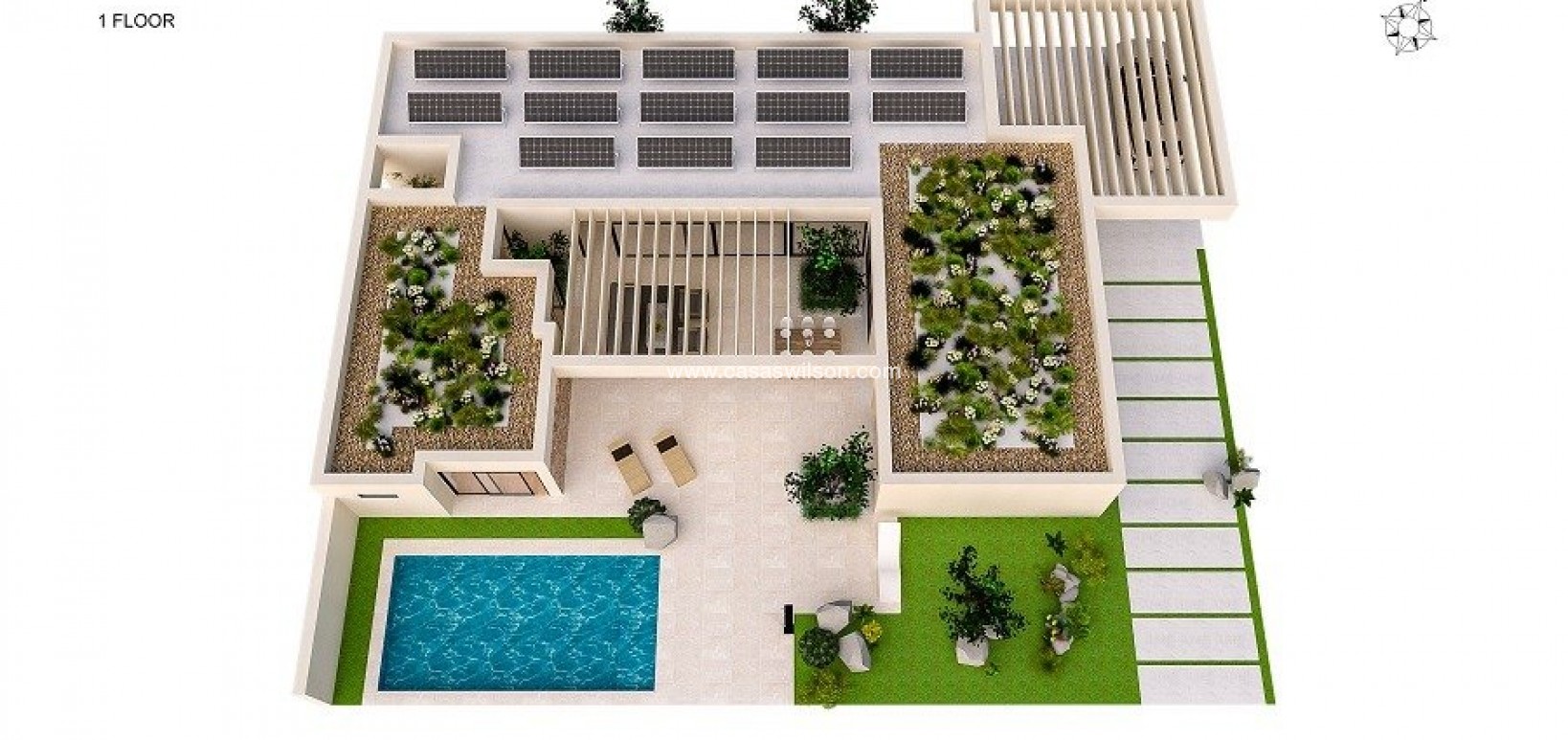 New Build - Villa - BAÑOS Y MENDIGO - Altaona Golf