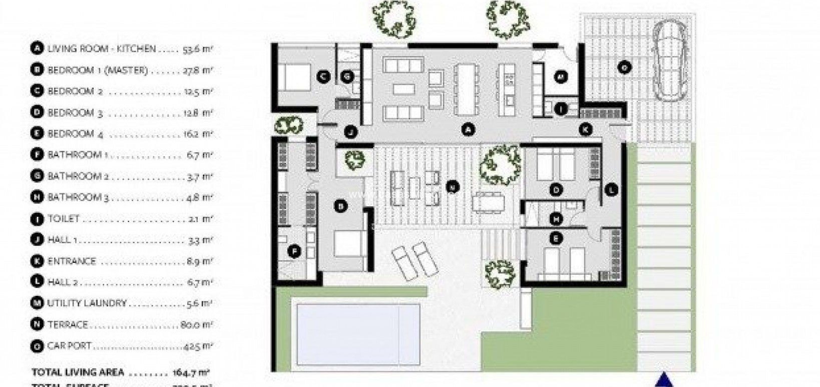 New Build - Villa - BAÑOS Y MENDIGO - Altaona Golf