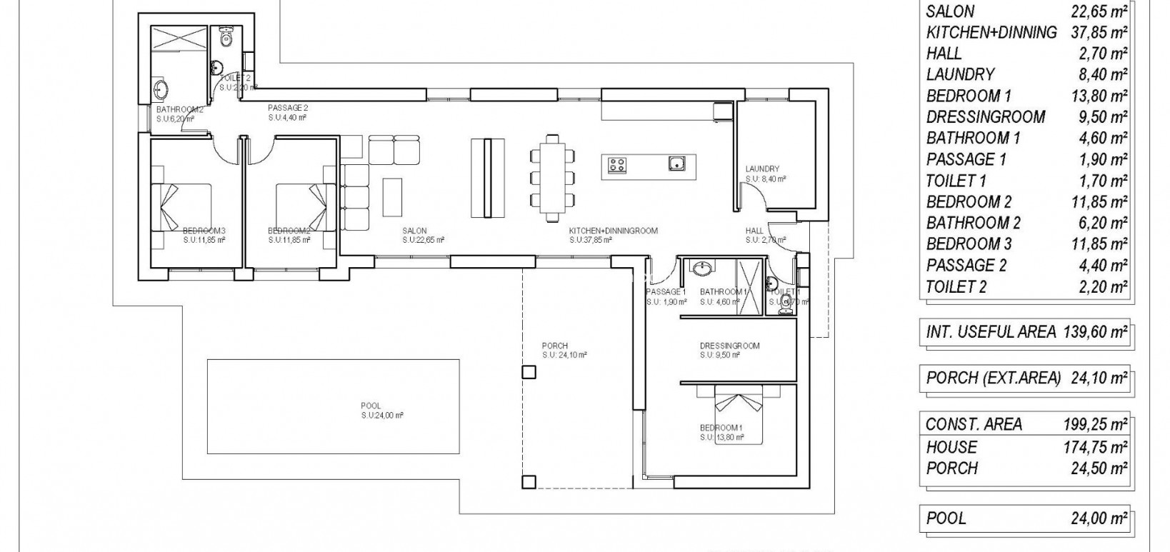 New Build - Villa - Pinoso - Campo