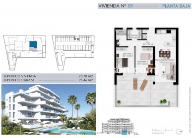 New Build - Apartment - Pilar de la Horadada - Mil Palmeras