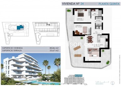 New Build - Appartement - Pilar de la Horadada - Mil Palmeras