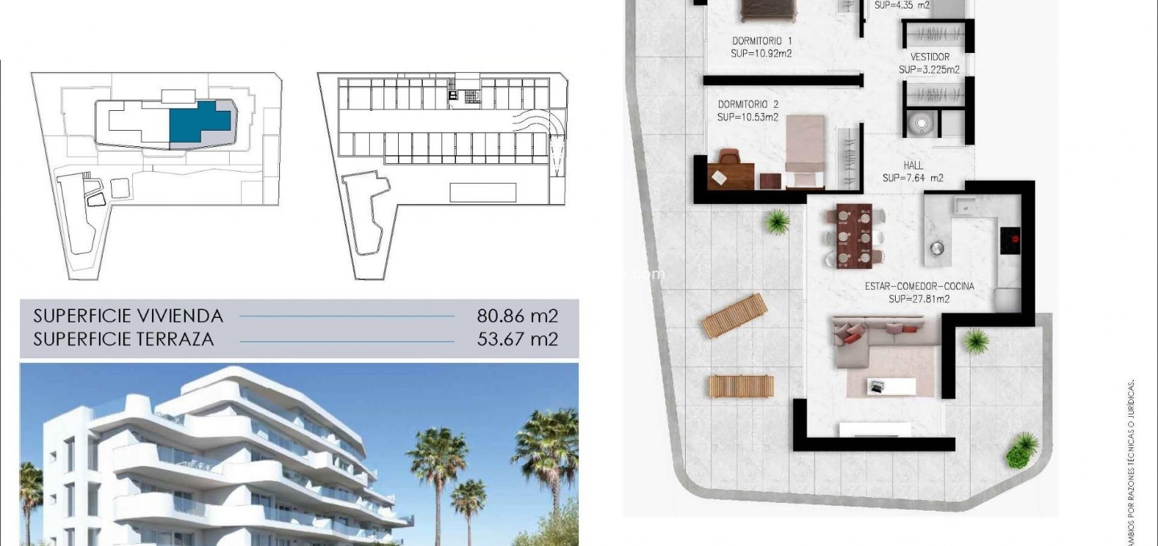 New Build - Appartement - Pilar de la Horadada - Mil Palmeras
