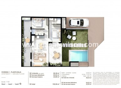 New Build - Bungalow - San Pedro del Pinatar - Lo Pagán