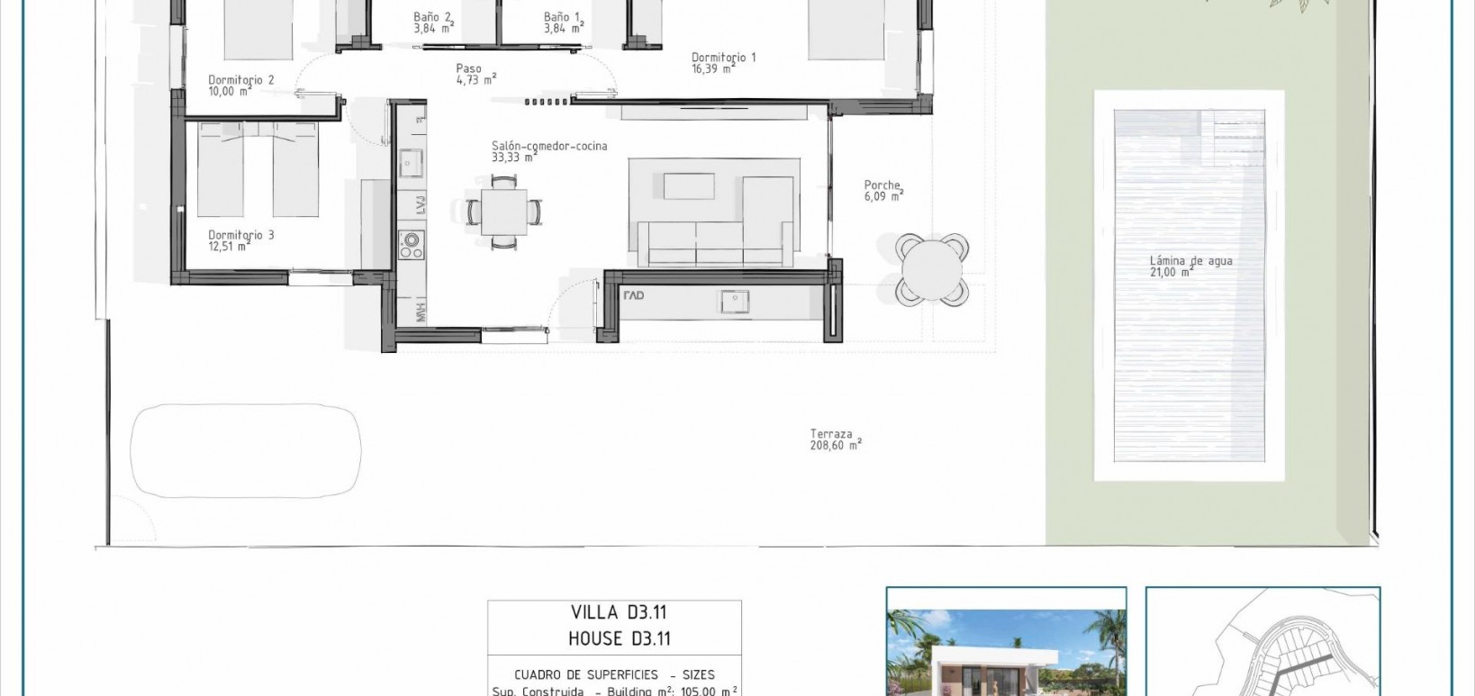 New Build - Villa - Vera - Pueblo Salinas