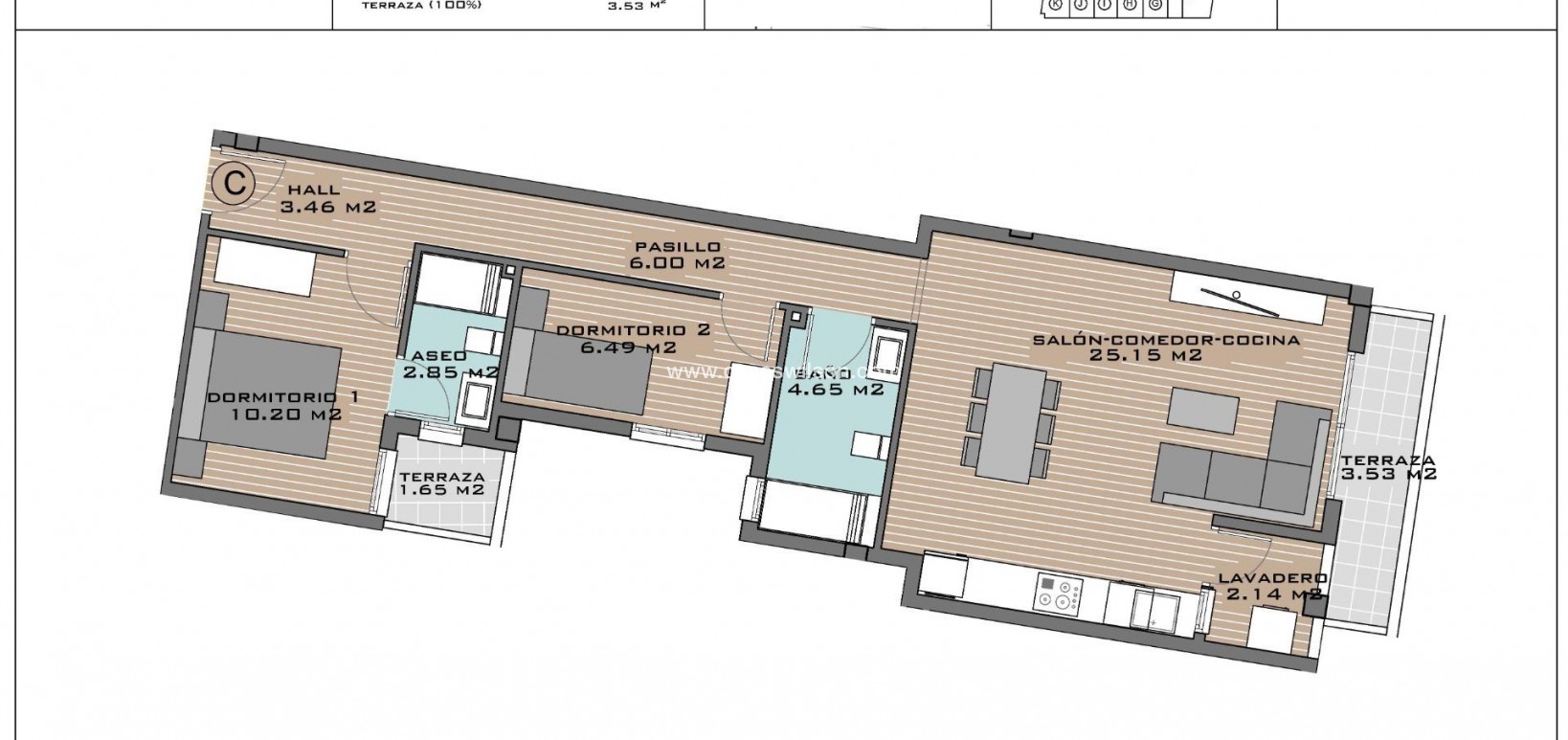 New Build - Appartement - Algorfa - Pueblo