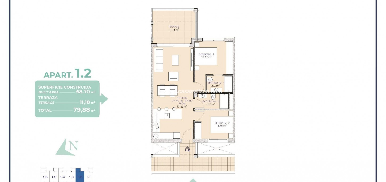 New Build - Appartement - Los Alcazares - Serena Golf