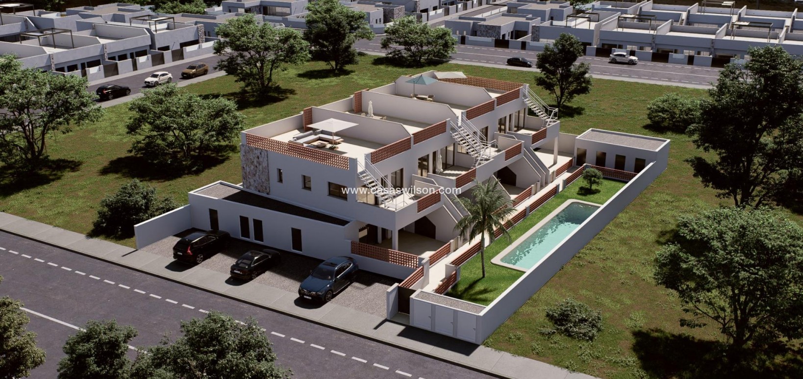 Nueva construcción  - Bungalow - Pilar de la Horadada - Parque del Mediterraneo