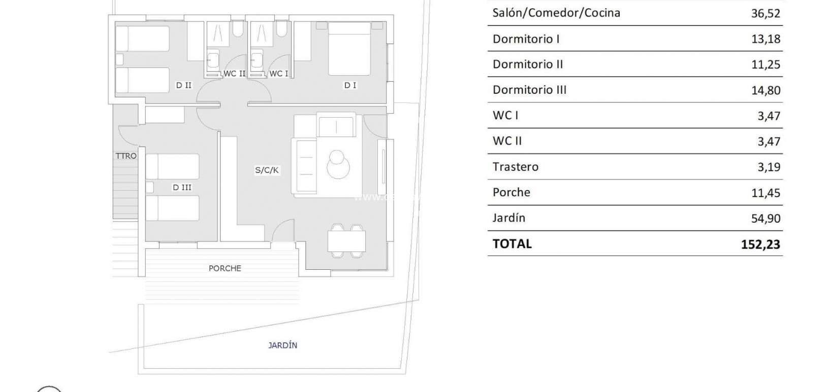 New Build - Bungalow - San Miguel de Salinas - Pueblo