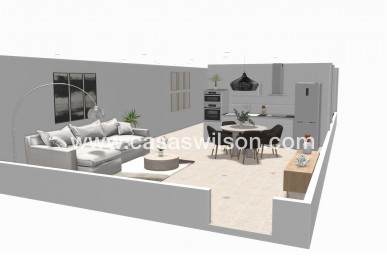 New Build - Bungalow - Hondón de las Nieves - La Canalosa