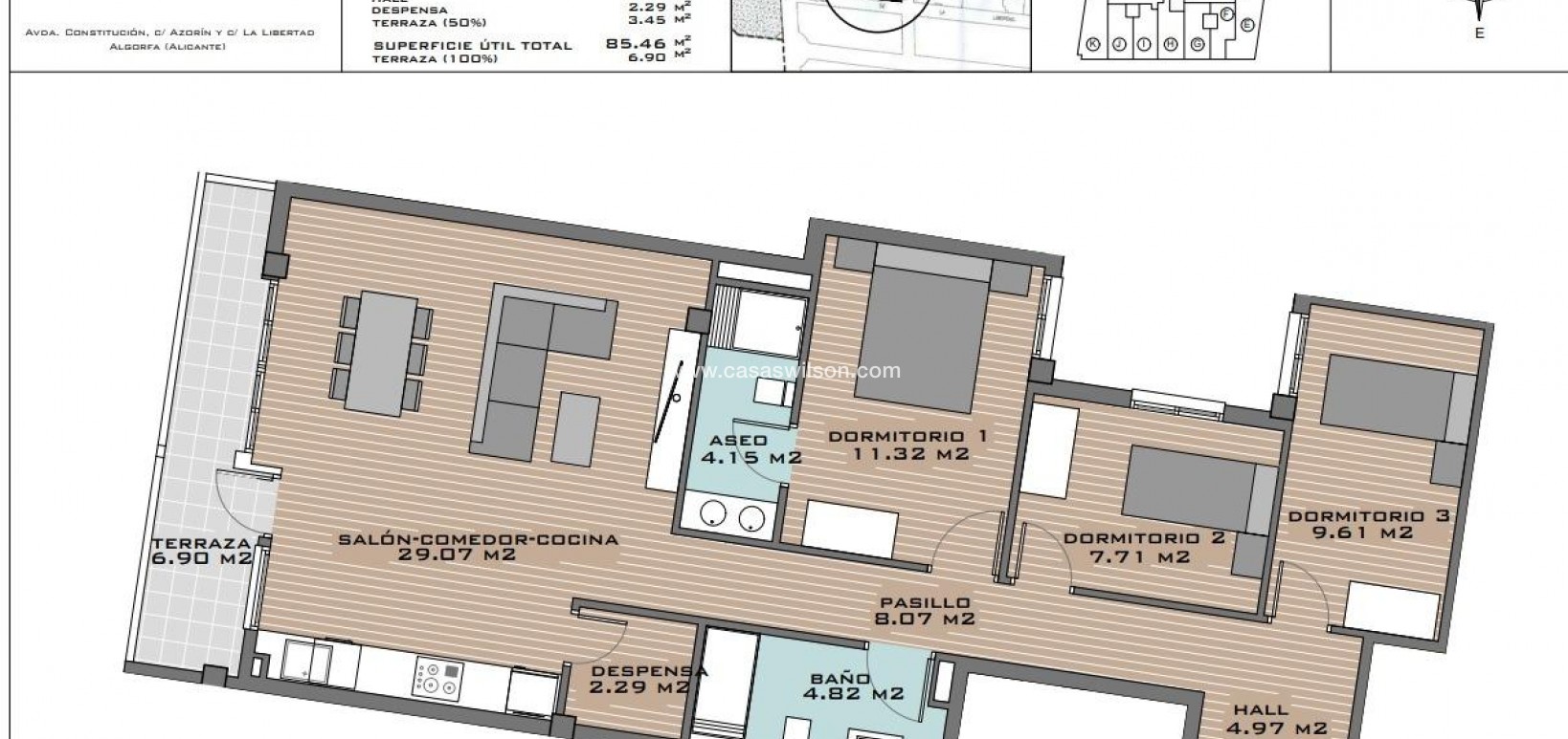 New Build - Appartement - Algorfa - Pueblo
