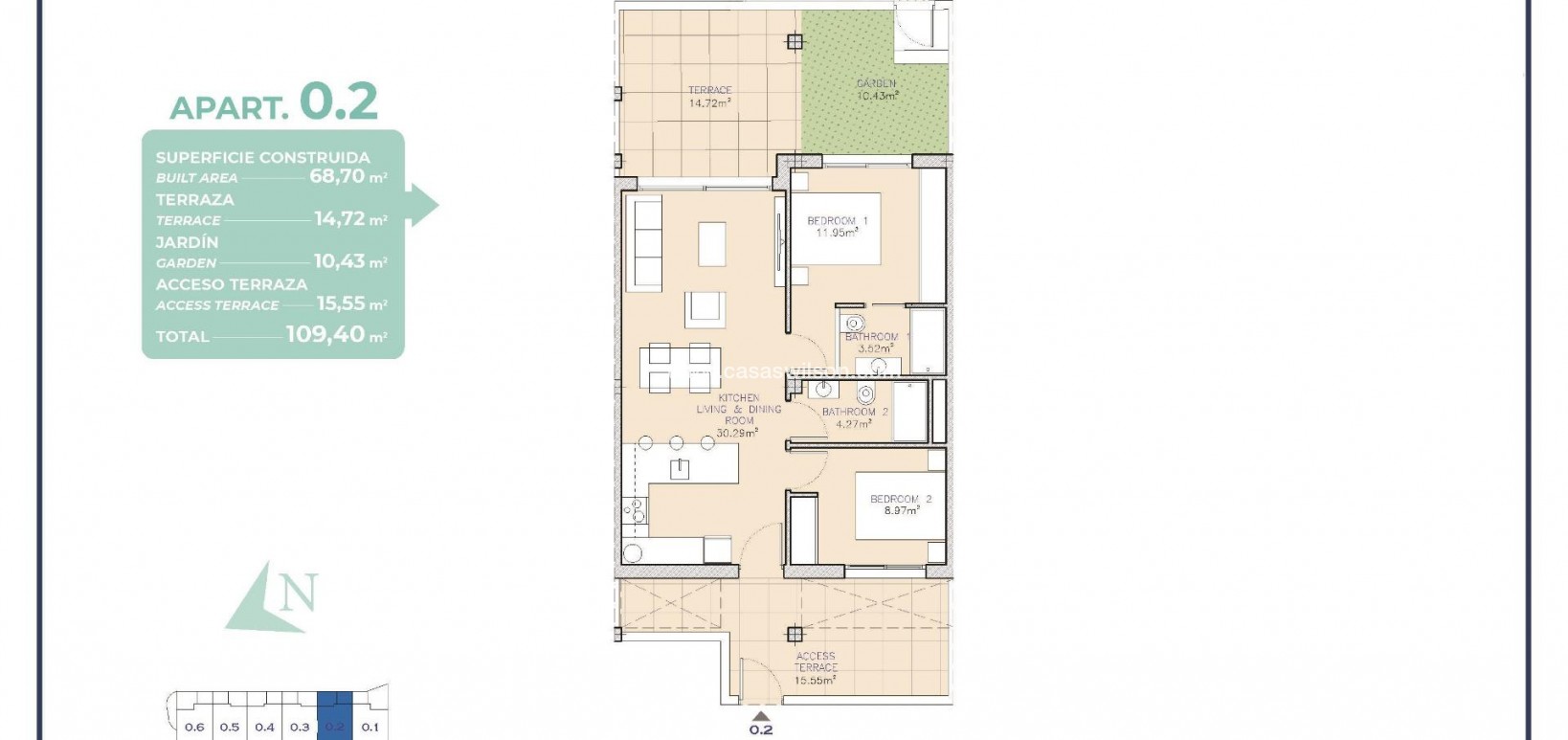New Build - Appartement - Los Alcazares - Serena Golf