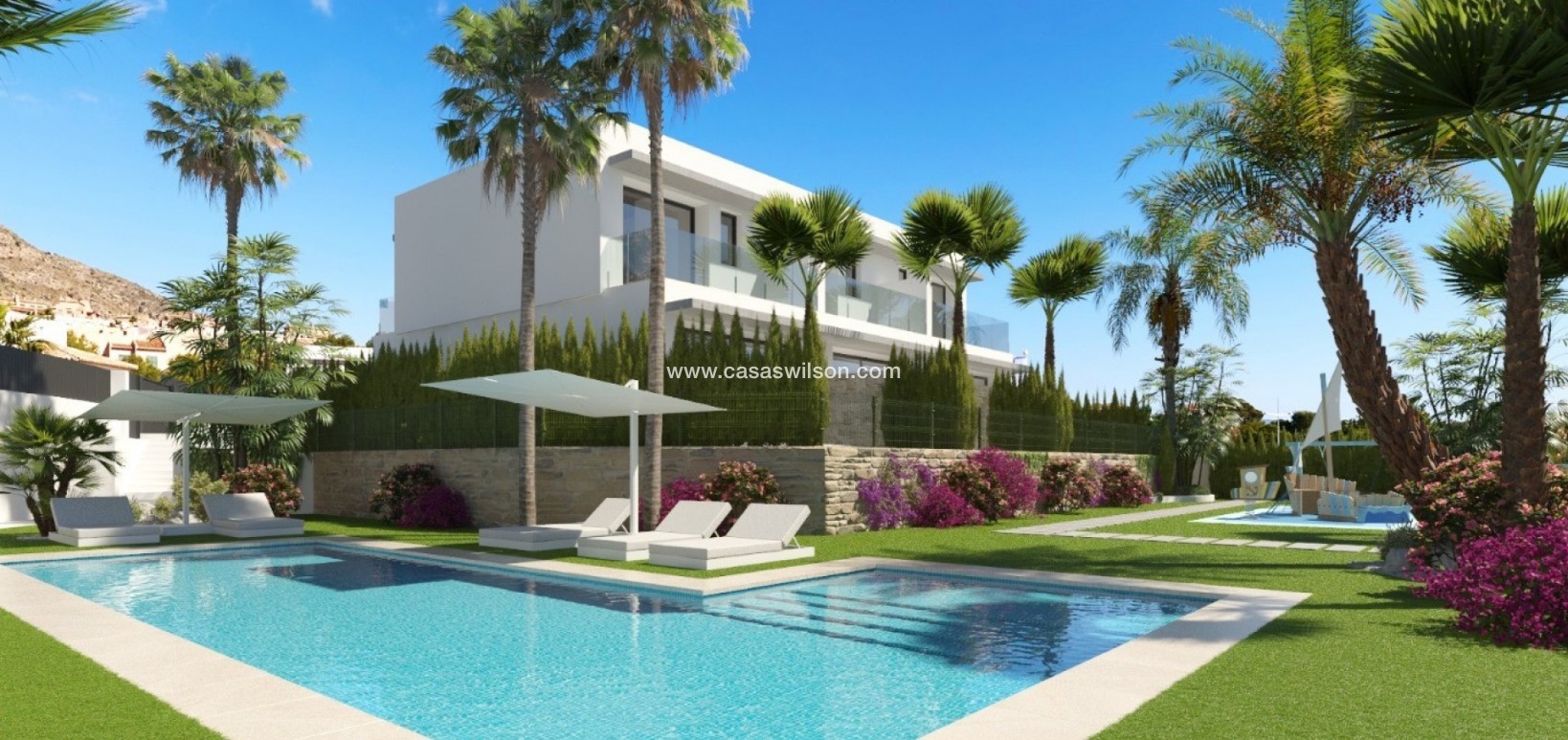 New Build - Townhouse - Finestrat - Balcon sierra cortina