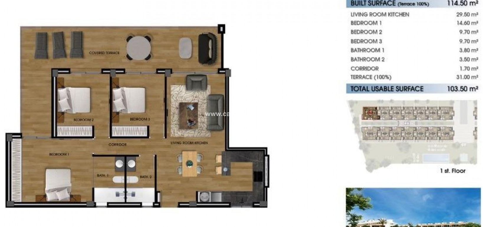 New Build - Apartment - Los Alcazares - La Serena Golf