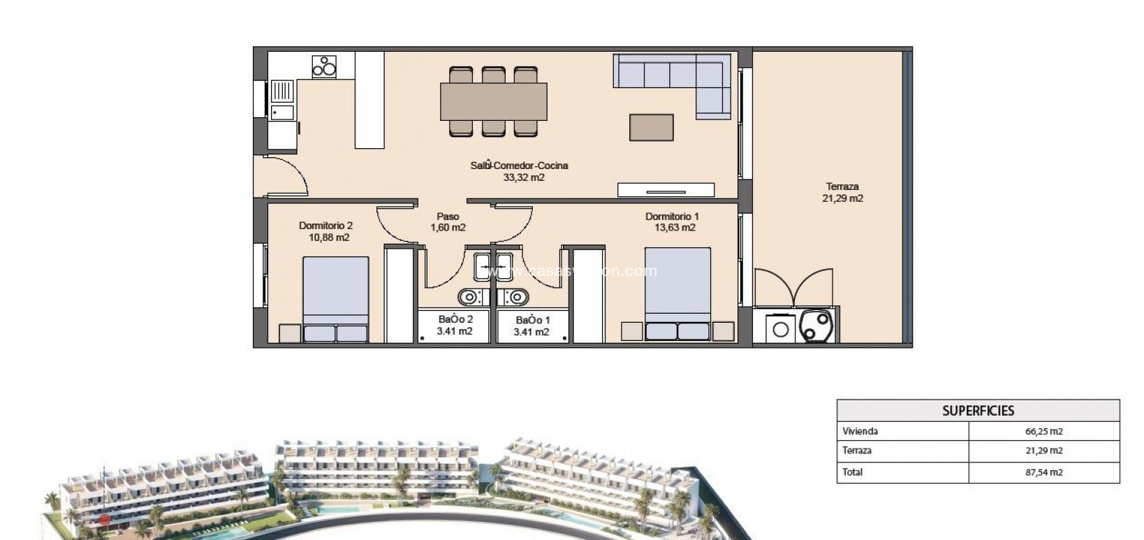 New Build - Apartment - Finestrat - Balcon de finestrat