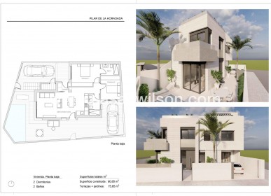 New Build - Bungalow - Pilar de la Horadada - pueblo