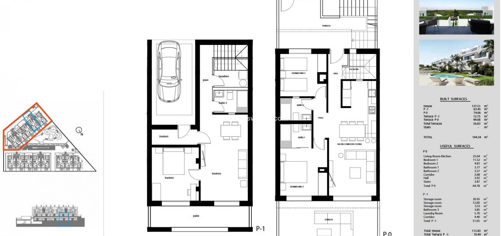 New Build - Bungalow - Torrevieja - Lago Jardín II