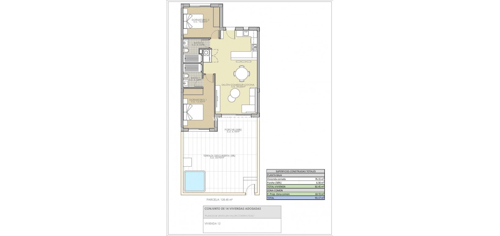 New Build - Bungalow - Rojales - Pueblo