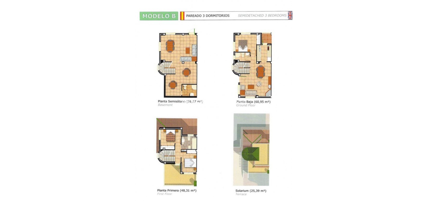 Sale - Townhouse - Ciudad Quesada - Costa Blanca