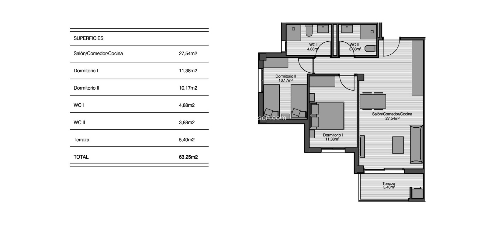 Venta - Apartamento - San Miguel de Salinas - Inland
