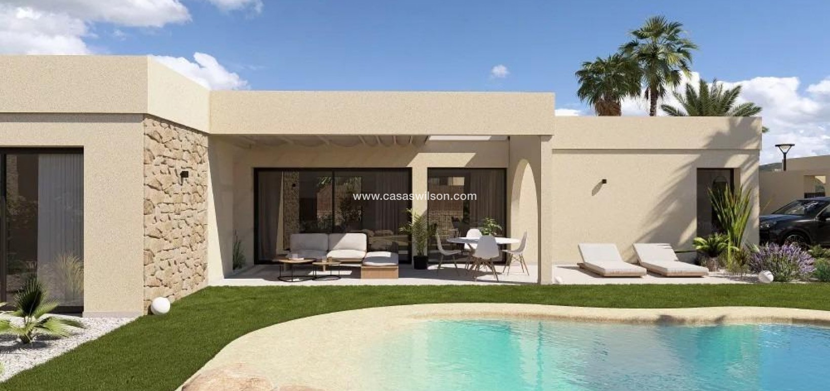 New Build - Villa - BAÑOS Y MENDIGO - Altaona Golf