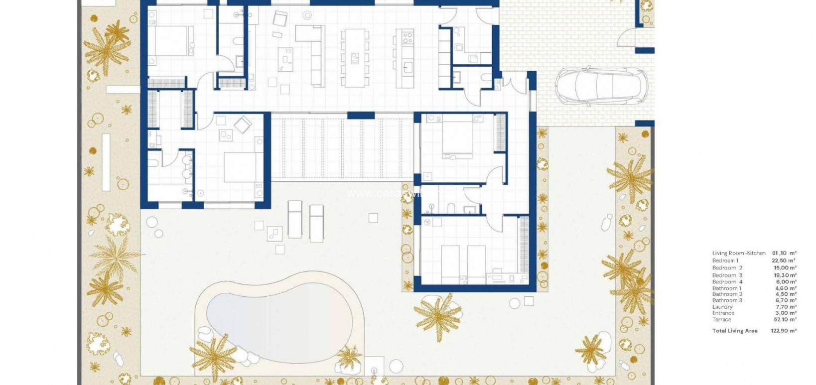 New Build - Villa - BAÑOS Y MENDIGO - Altaona Golf